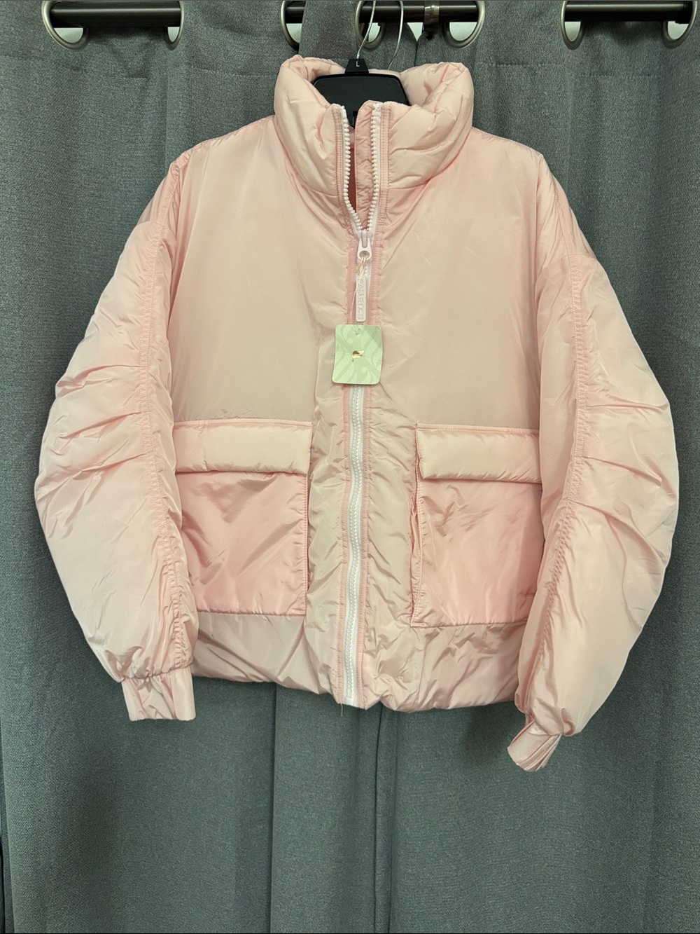 Fabletics Women's Puffer Jacket - Light Pink